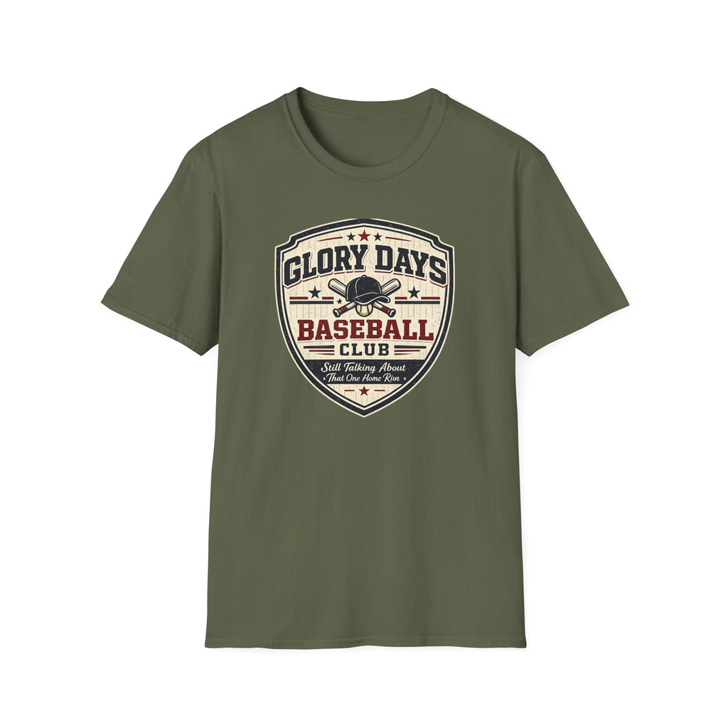 "Glory Days Baseball Club" T-shirt - Shield Design