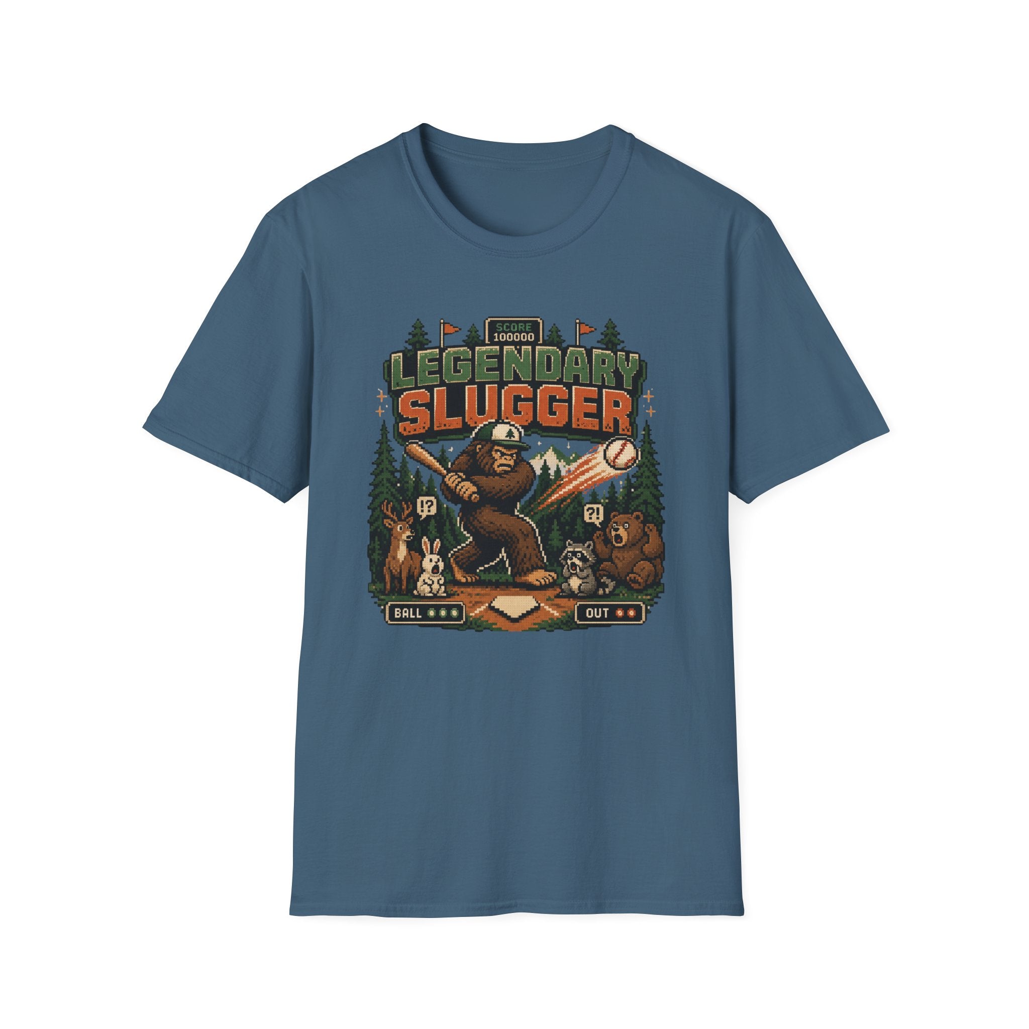 8-bit Legendary Slugger Bigfoot T-shirt