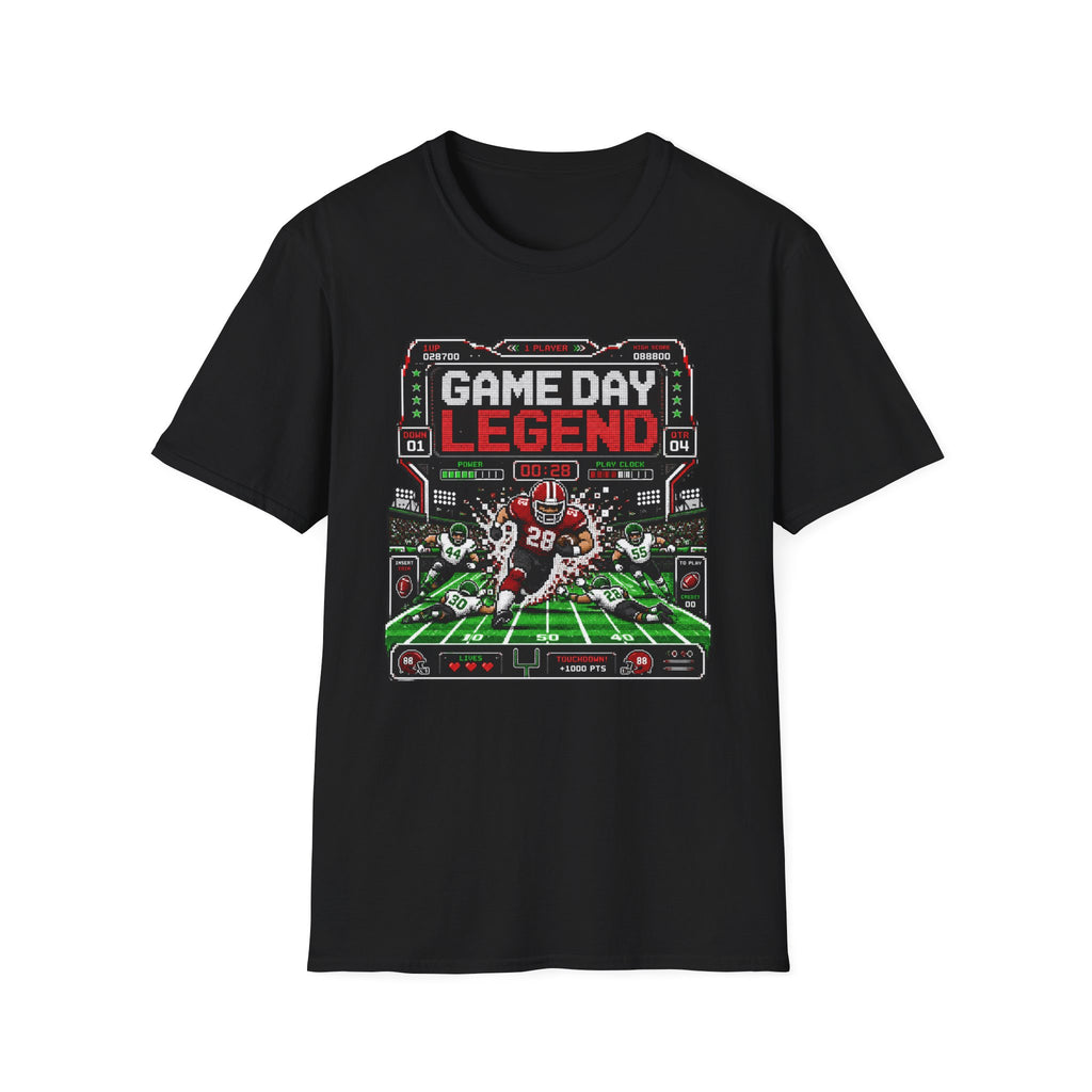 8-bit Football Game Day Legend T-Shirt