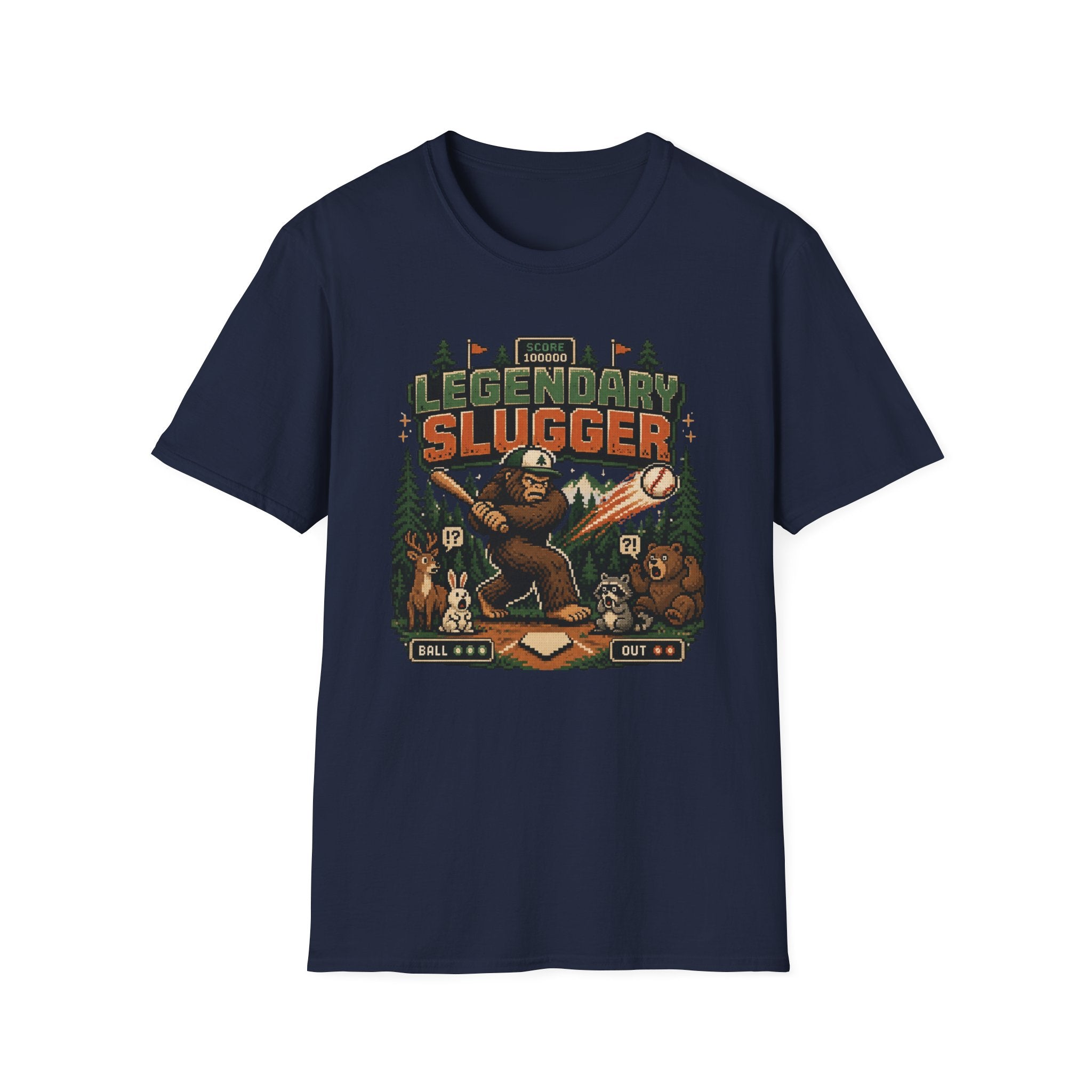 8-bit Legendary Slugger Bigfoot T-shirt