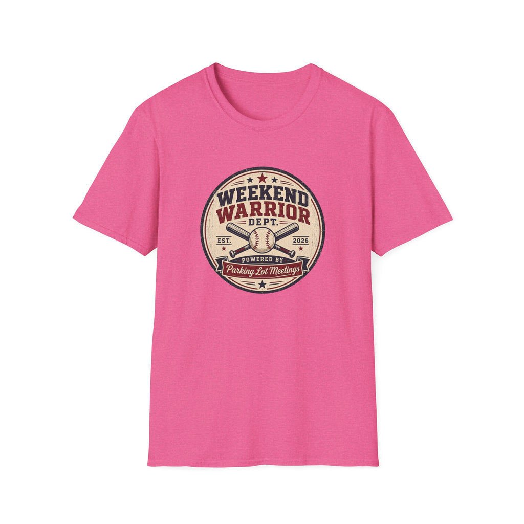 Baseball Weekend Warrior Parking Lot Meetings T-shirt