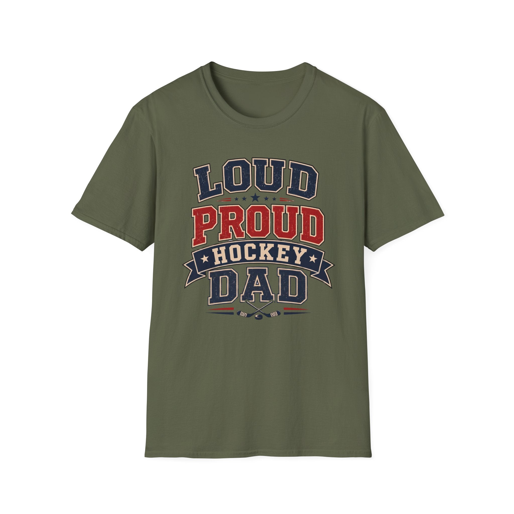 "Loud Proud Hockey Dad" T-shirt