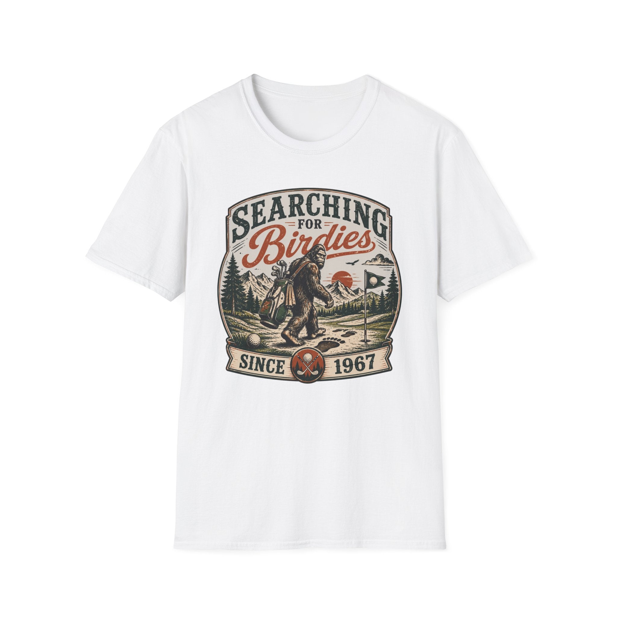 Bigfoot Searching for Birdies T-Shirt