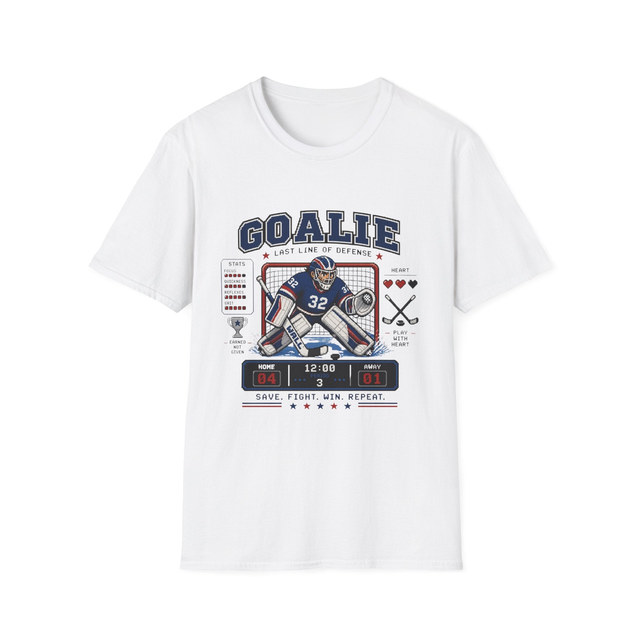 8-bit Boy Goalie T-shirt