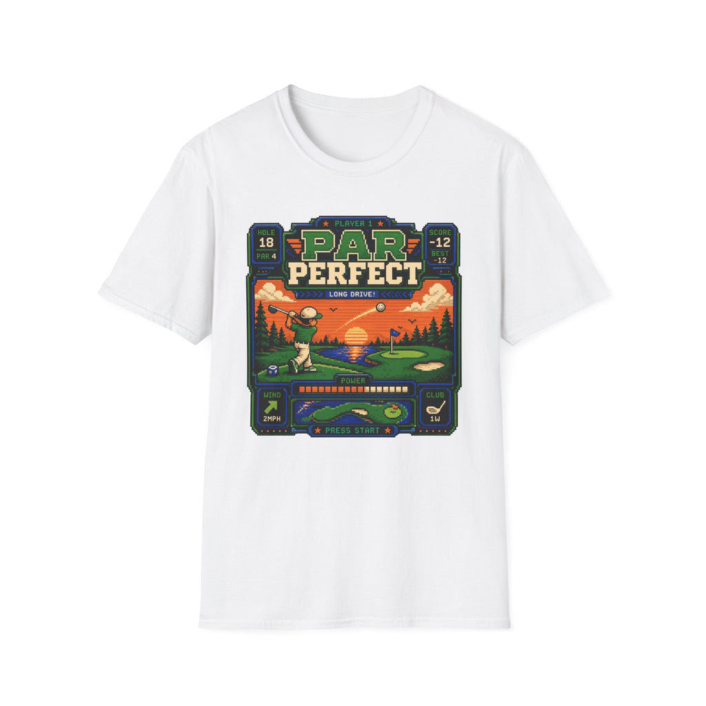 8-bit Par Perfect Golf  T-shirt