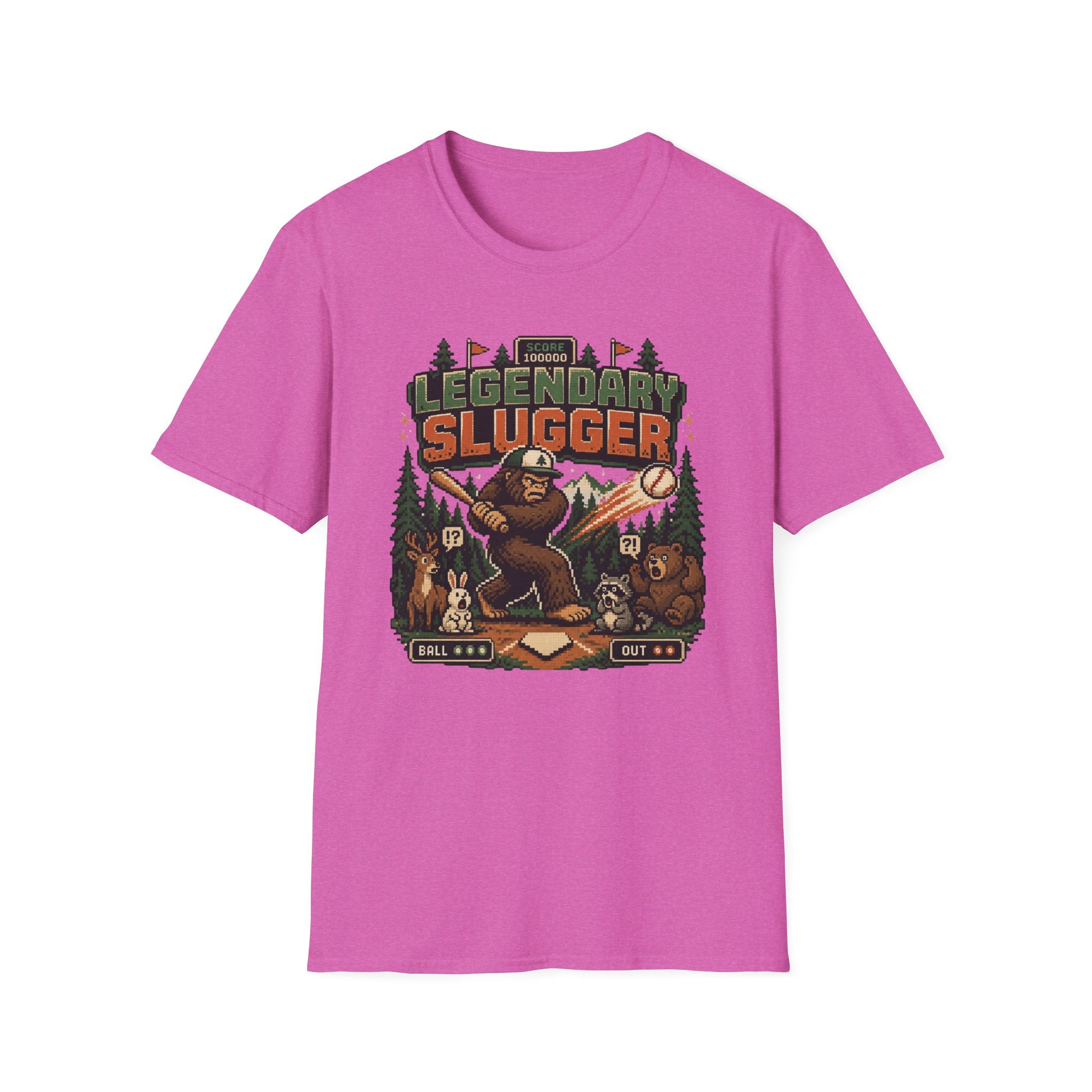 8-bit Legendary Slugger Bigfoot T-shirt
