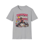 Weekends Are for Softball & Survival T-shirt