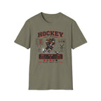 8-bit Girl Hockey Player T-Shirt