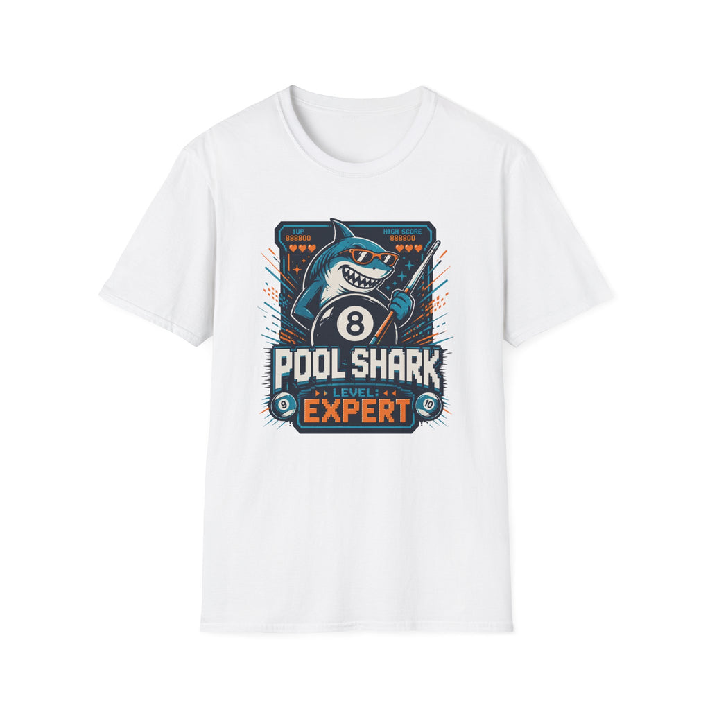 Pool Shark Expert 8-Bit Arcade T-Shirt