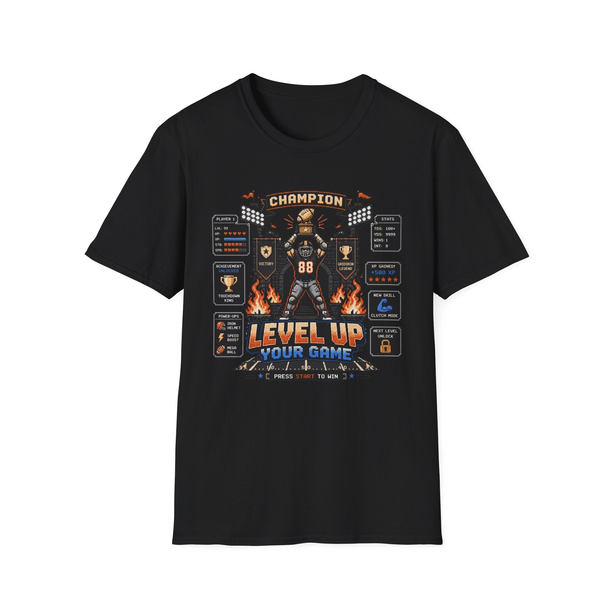 8-bit Level Up Your Game T-shirt