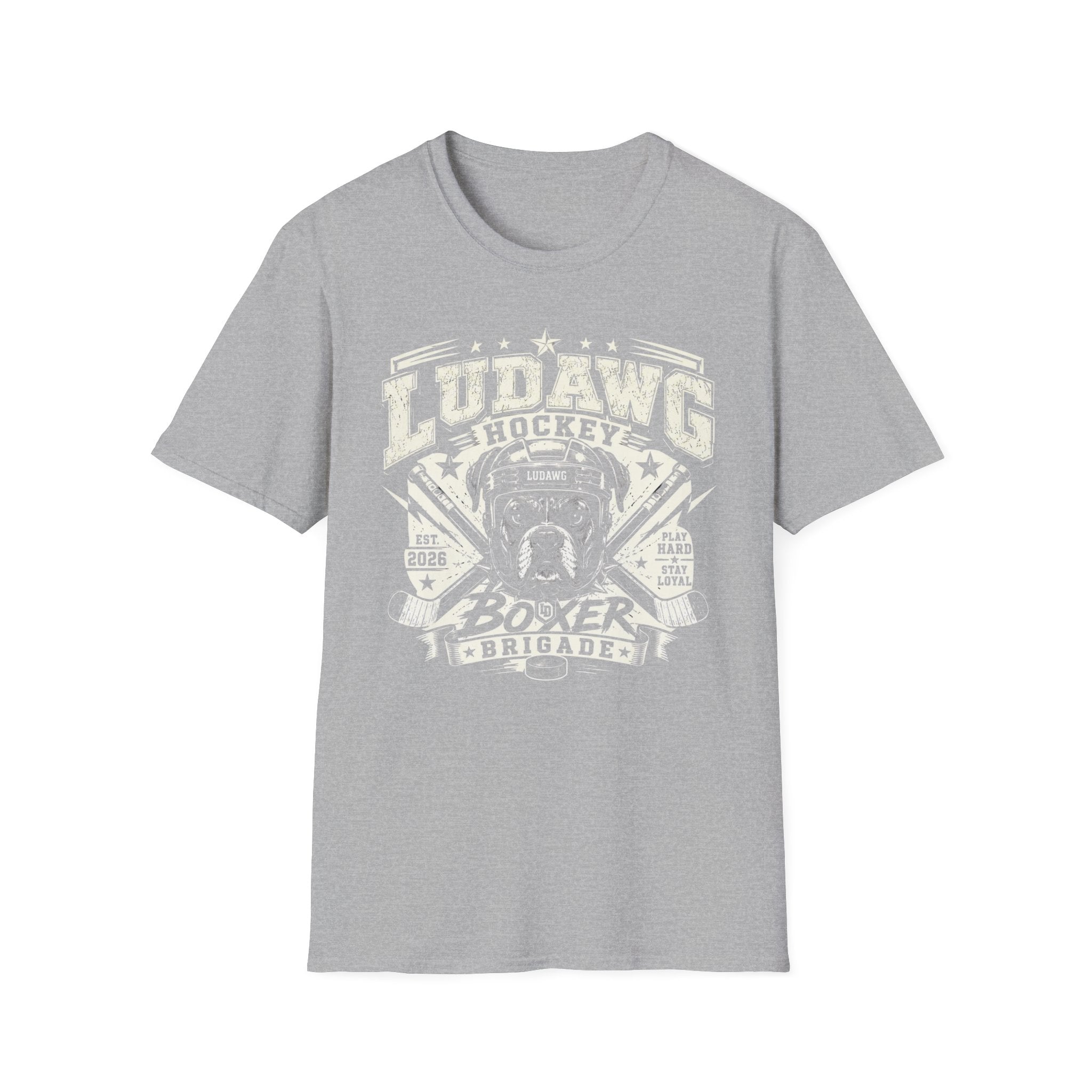 LuDawg Hockey Boxer Brigade T-Shirt