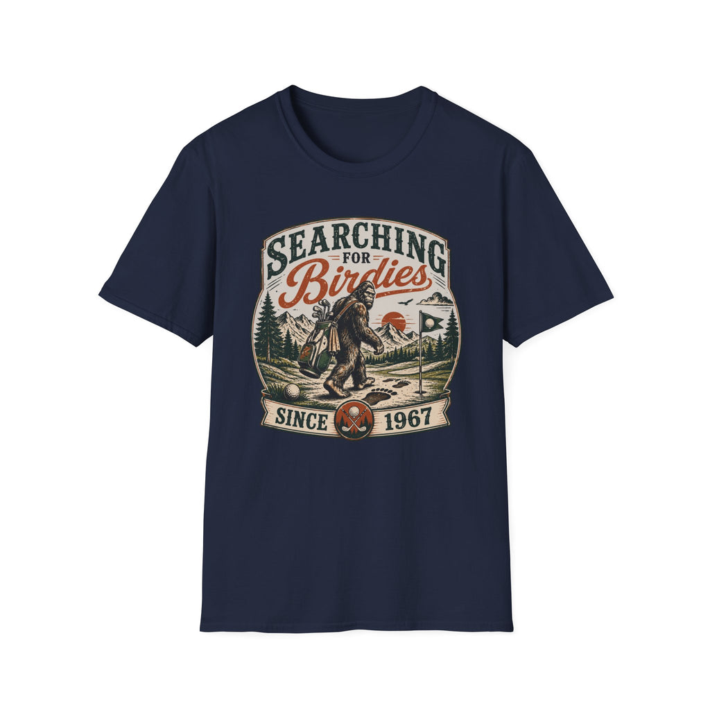 Bigfoot Searching for Birdies T-Shirt
