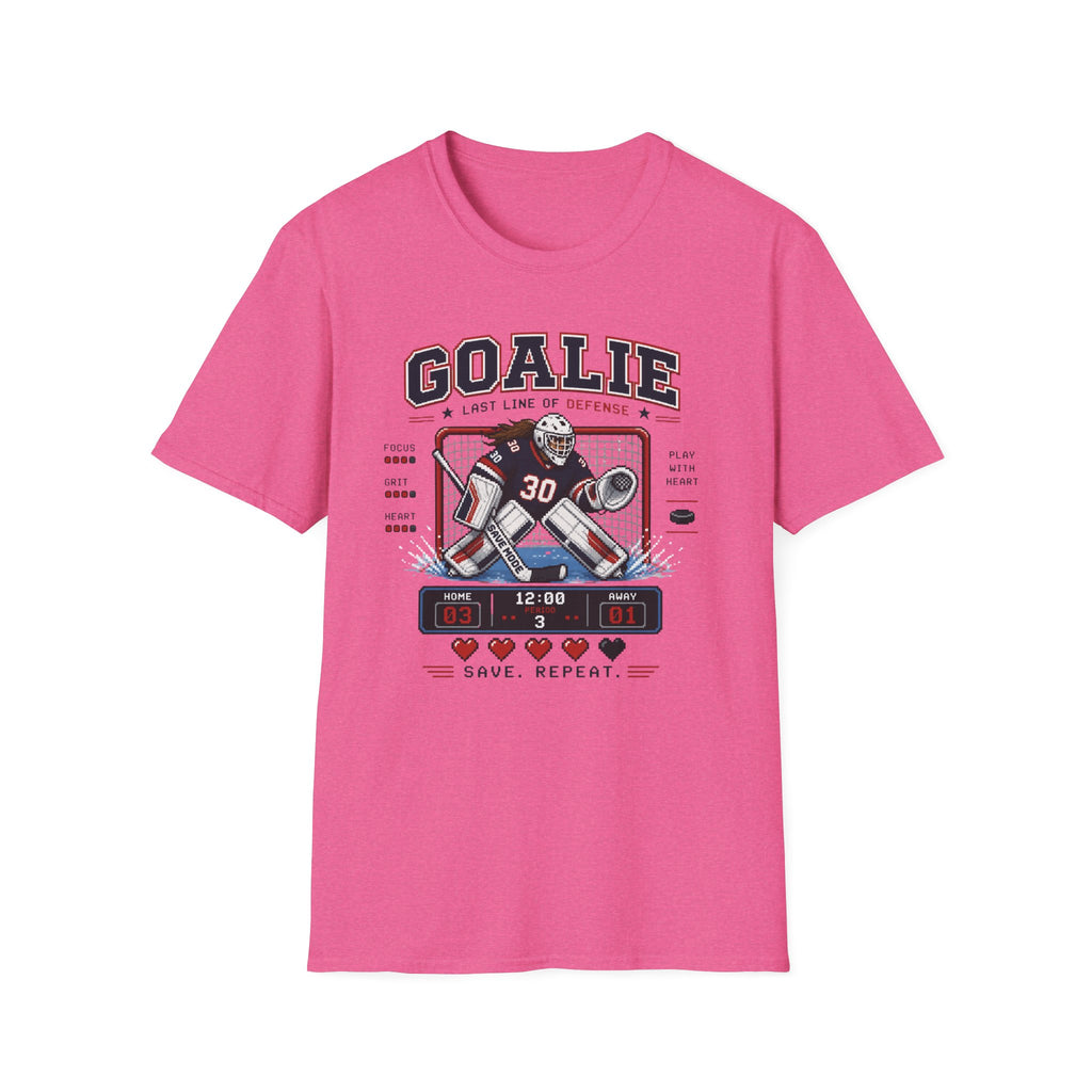 8-bit Girl Goalie T-shirt