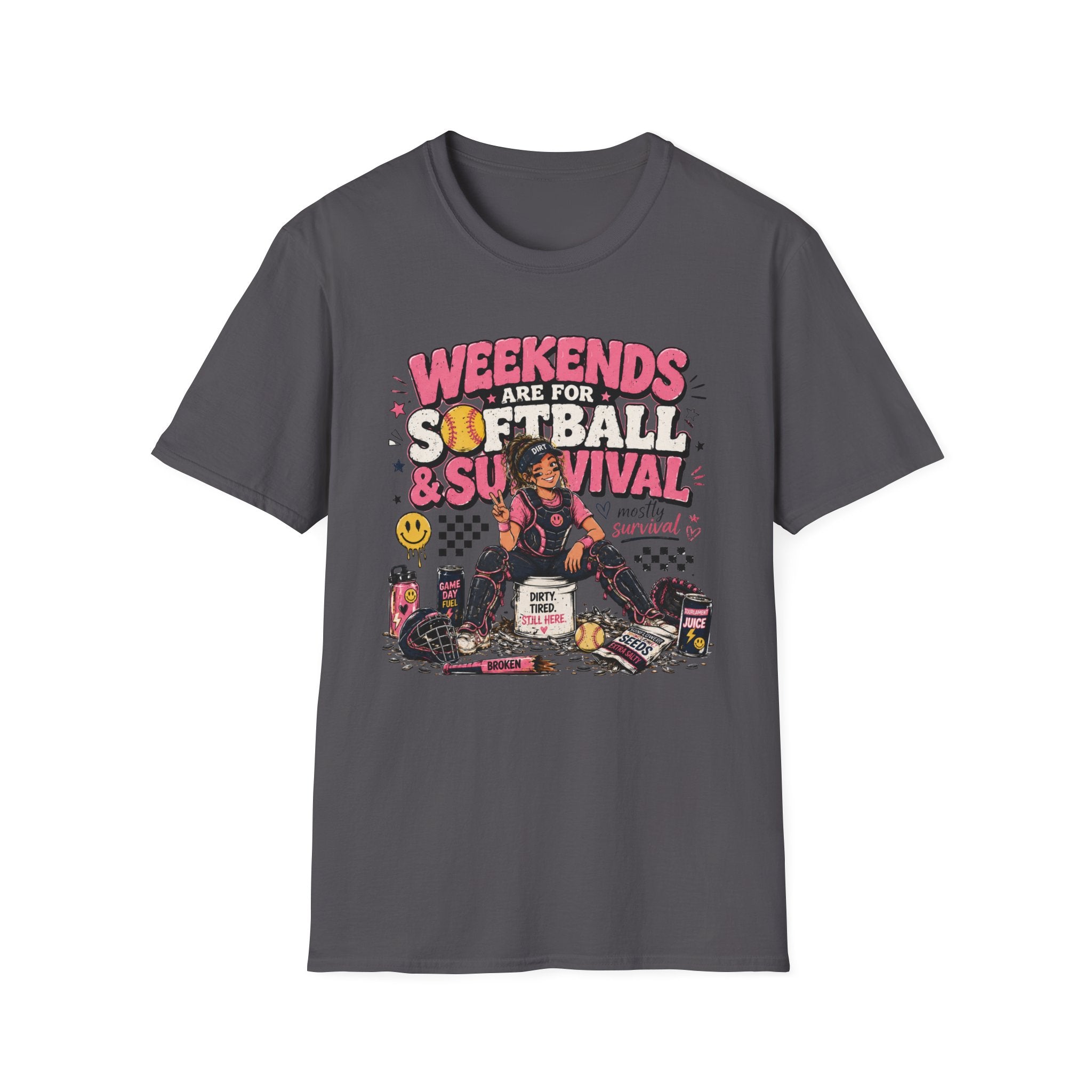 Weekends Are for Softball & Survival T-shirt