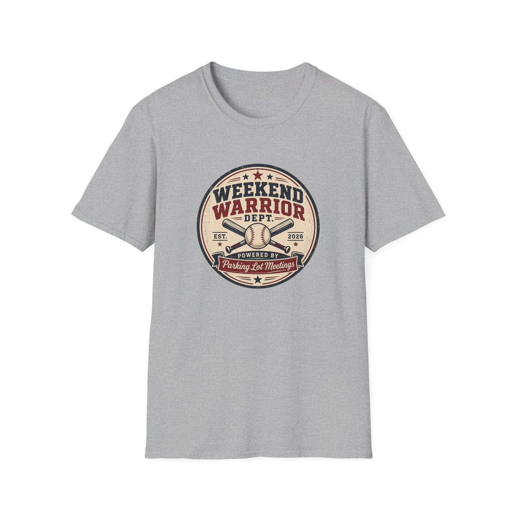 Baseball Weekend Warrior Parking Lot Meetings T-shirt