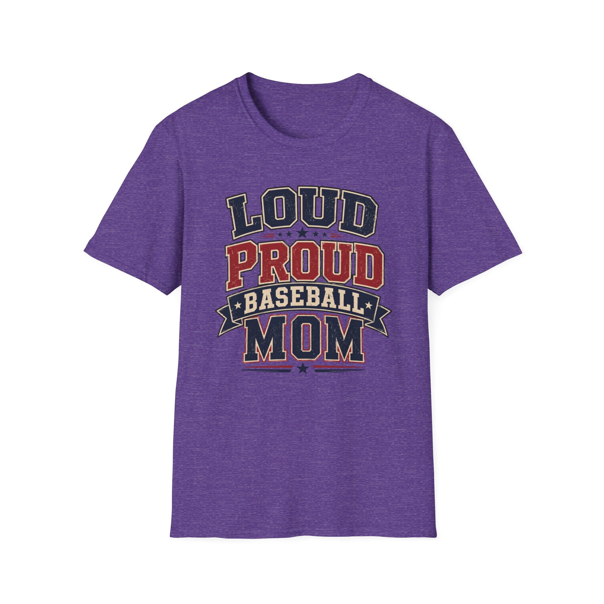 "Loud Proud Baseball Mom" T-shirt