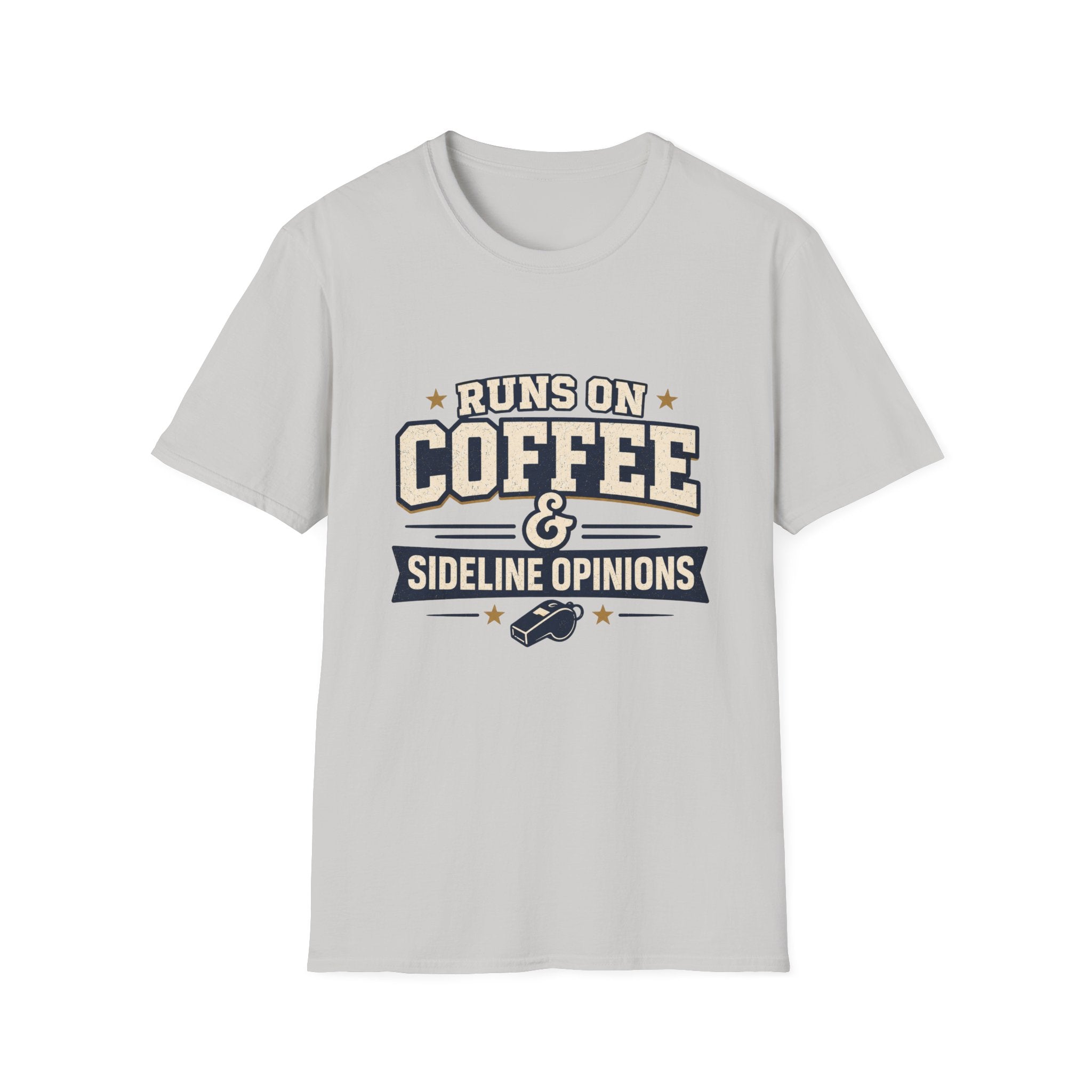 Runs On Coffee and Sideline Opinions T-shirt