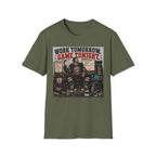 Work Tomorrow Game Tonight Hockey T-shirt - Male