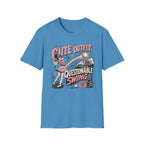 Cute Outfit Questionable Swing Golf T-shirt - Dark Hair
