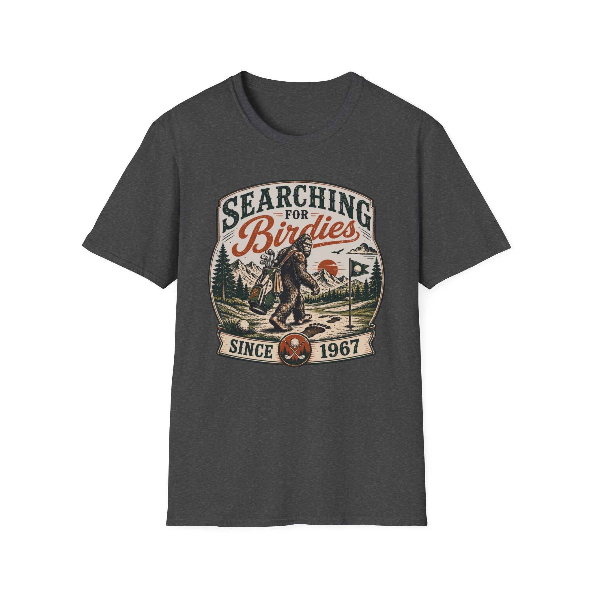 Bigfoot Searching for Birdies T-Shirt