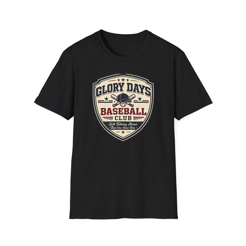 "Glory Days Baseball Club" T-shirt - Shield Design