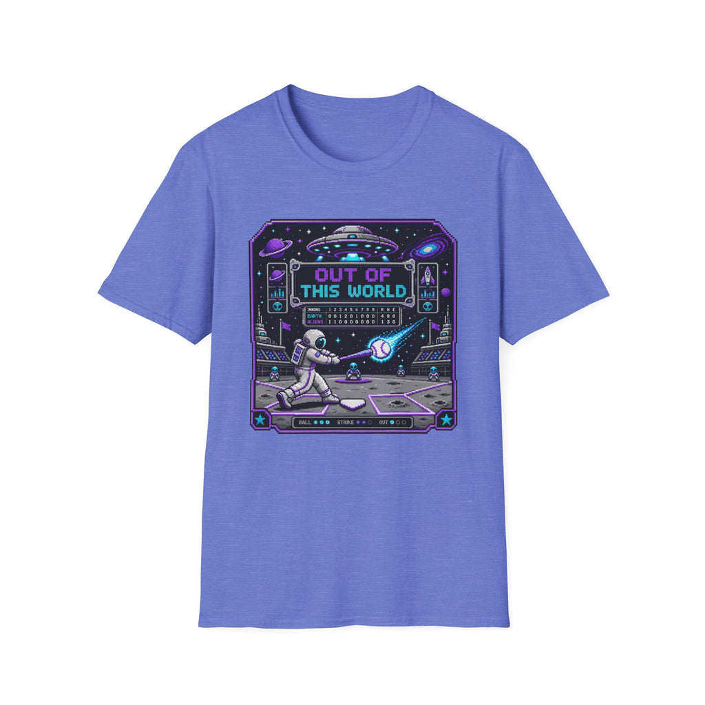 8-bit Out Of This World Baseball T-shirt