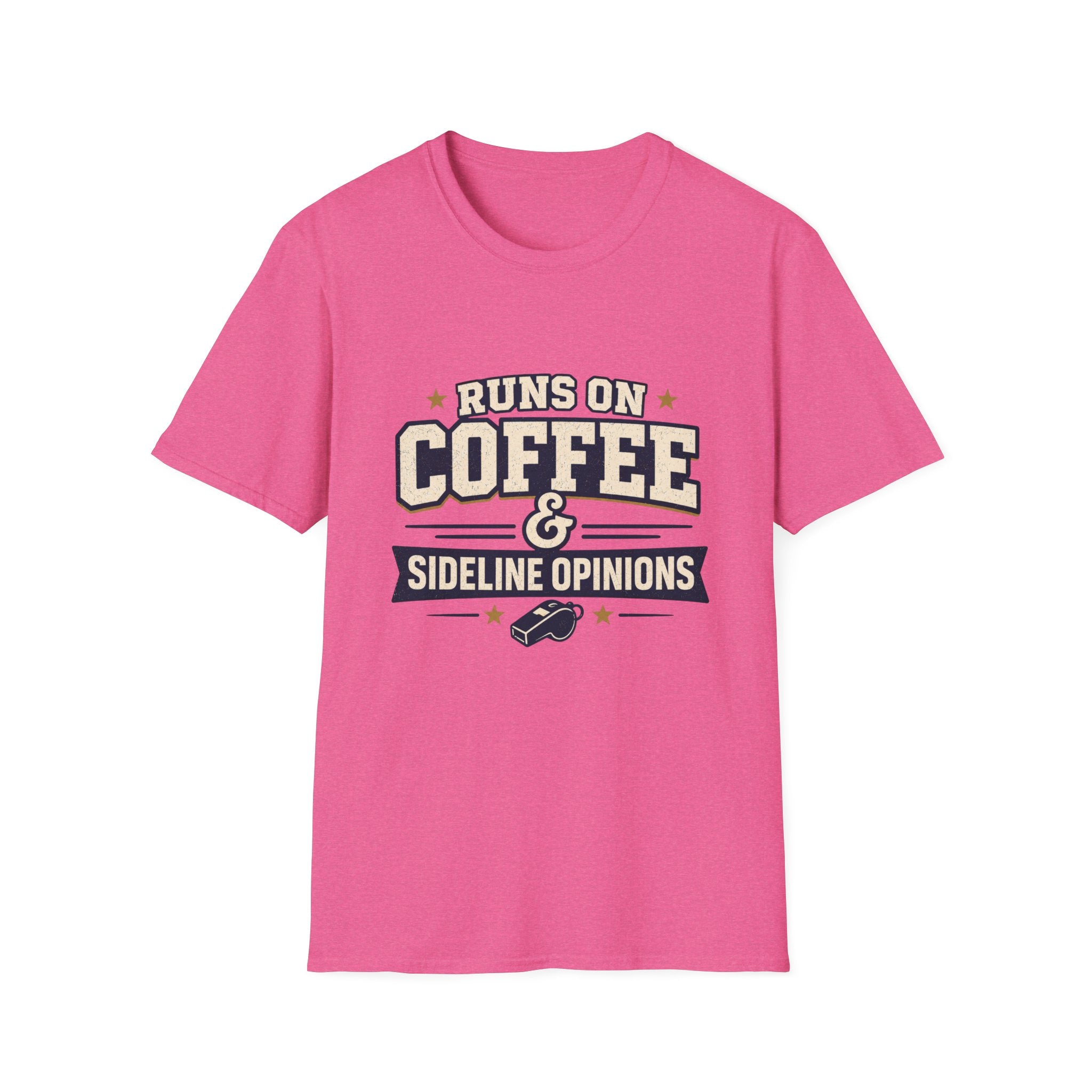 Runs On Coffee and Sideline Opinions T-shirt