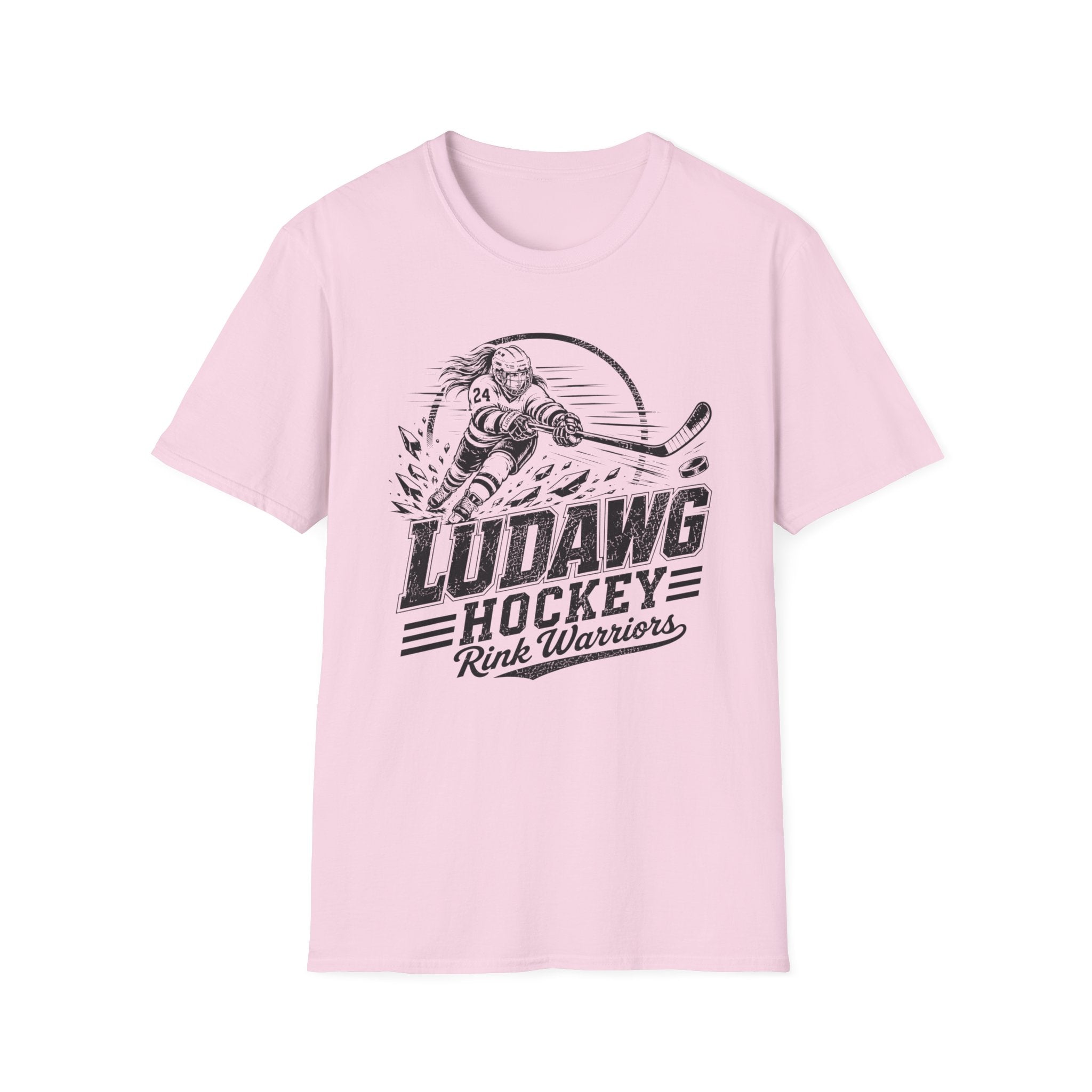 "LuDawg Hockey Rink Warriors" Female T-shirt