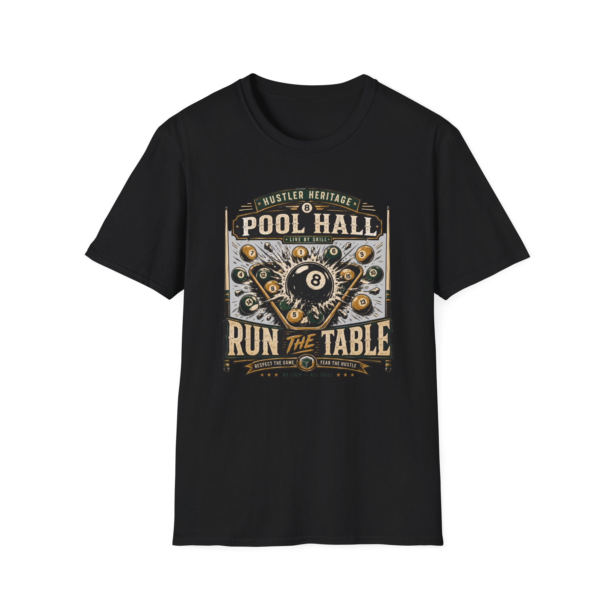 Pool Hall "Run The Table" T-Shirt