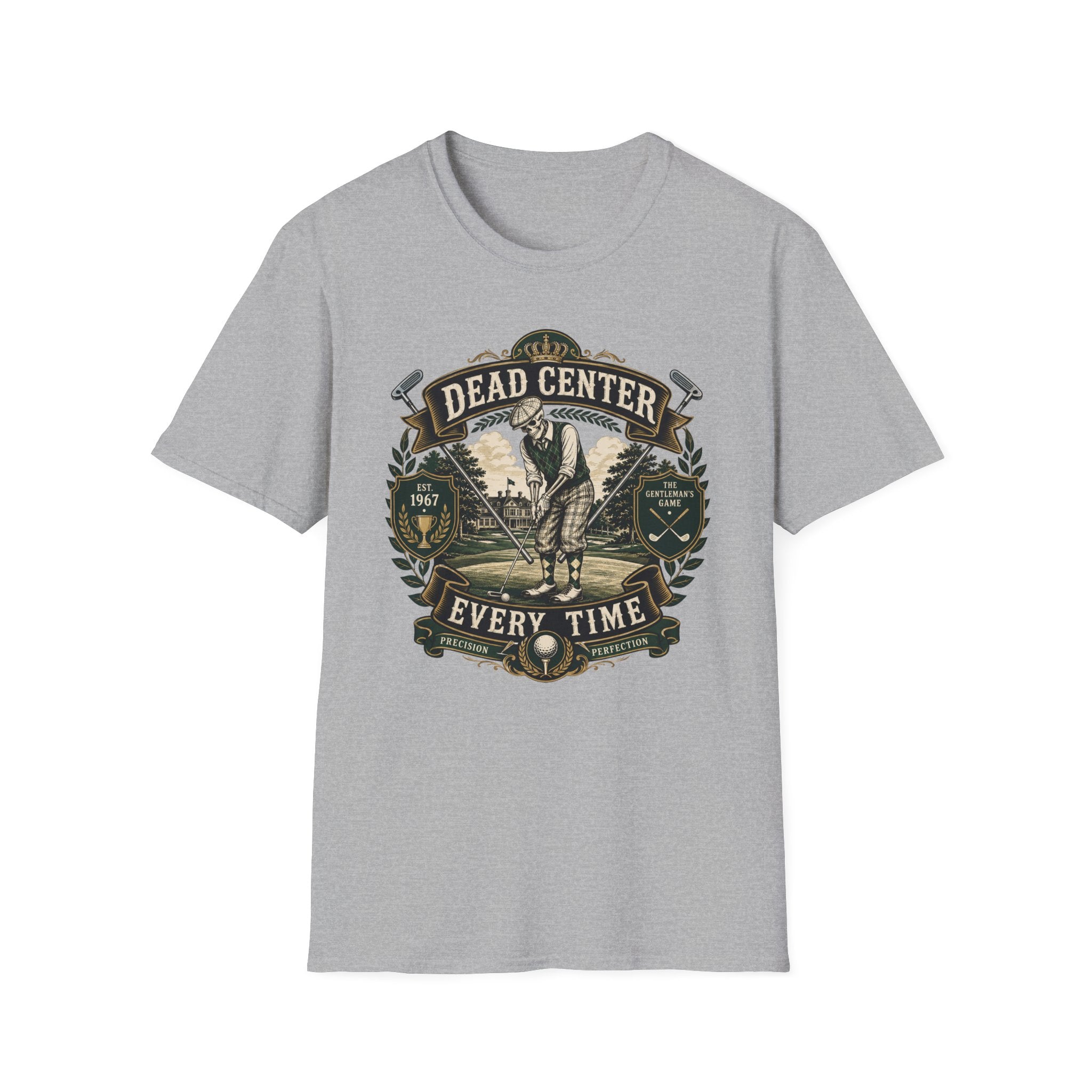 Dead Center Every Time - Golf T-Shirt