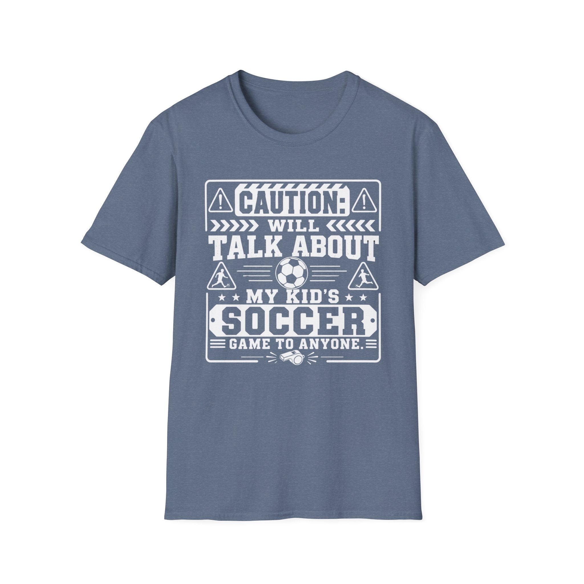 Caution I Will Talk About My Kid's Soccer Game To Anyone T-Shirt - Boy