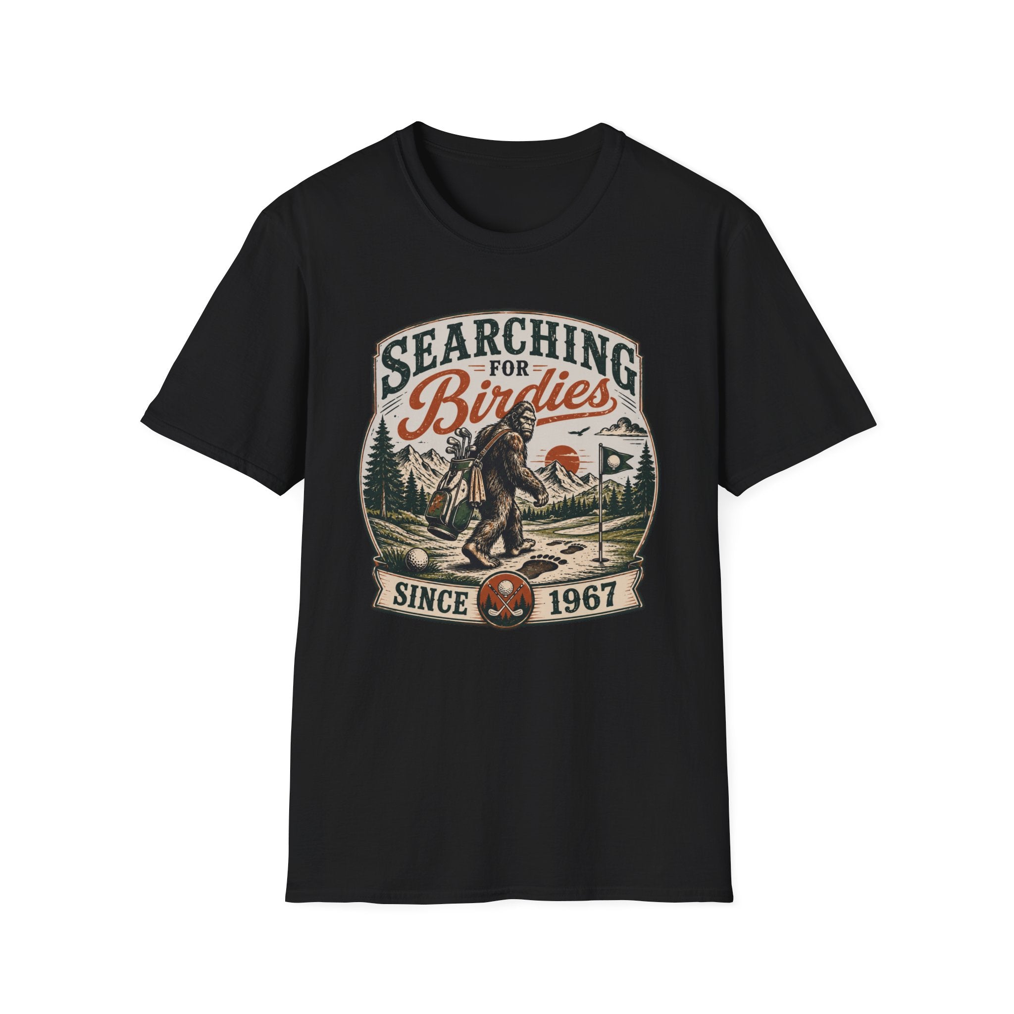 Bigfoot Searching for Birdies T-Shirt