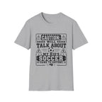 Caution I Will Talk About My Kid's Soccer Game To Anyone T-Shirt - Girl