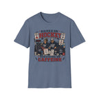 "Raised On Hockey Surviving On Coffee" T-shirt