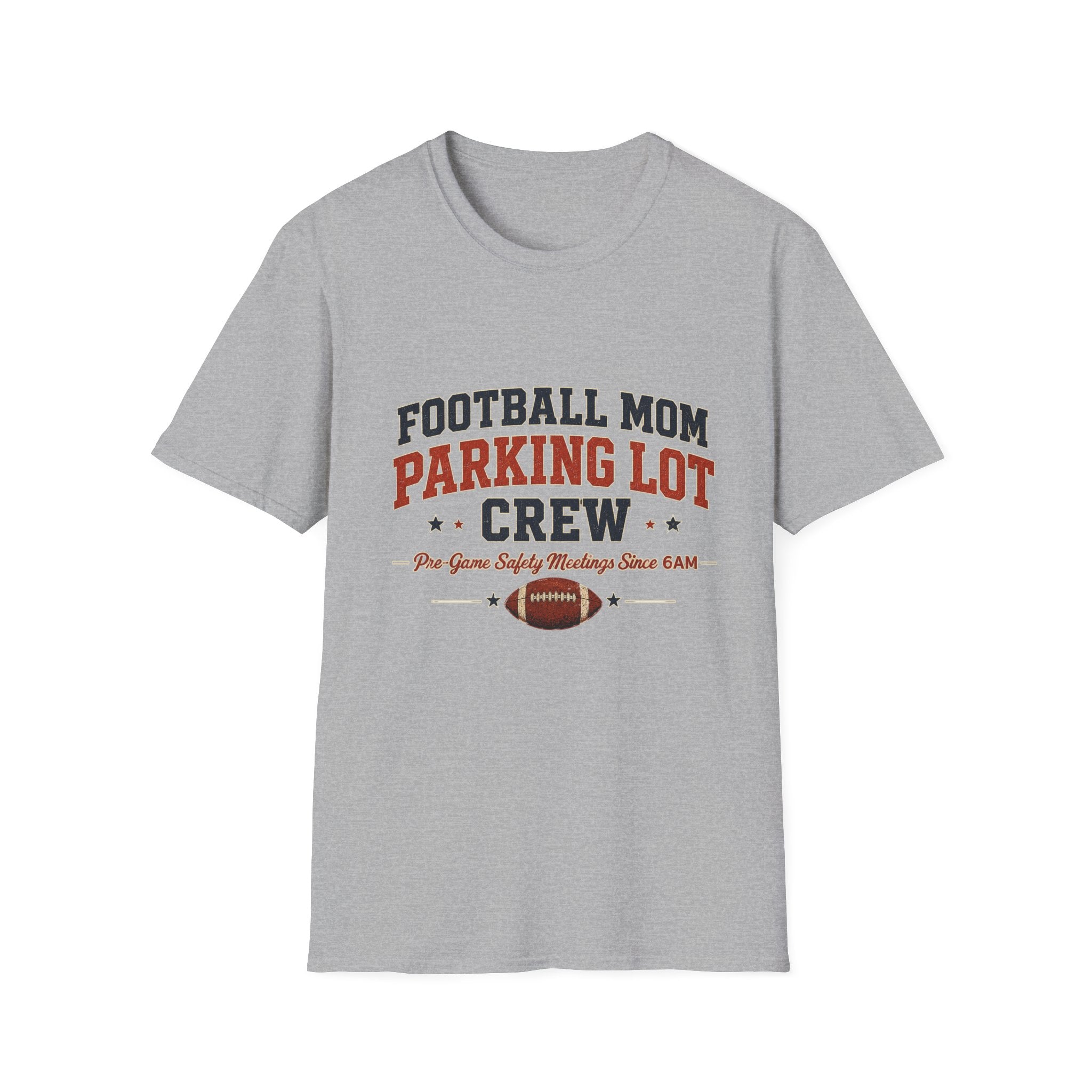 Football Mom Parking Lot Crew T-shirt