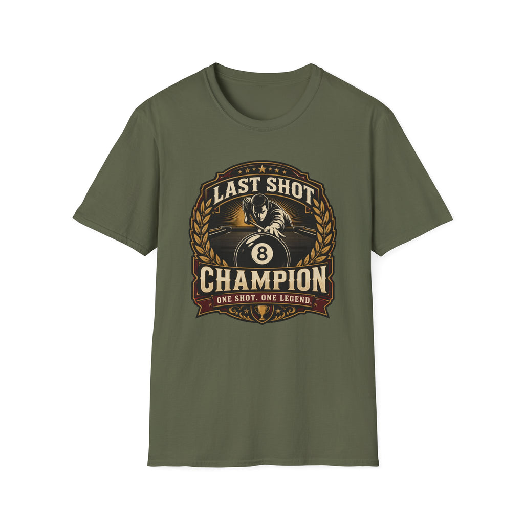 "Last Shot Champion" Billiards T-Shirt