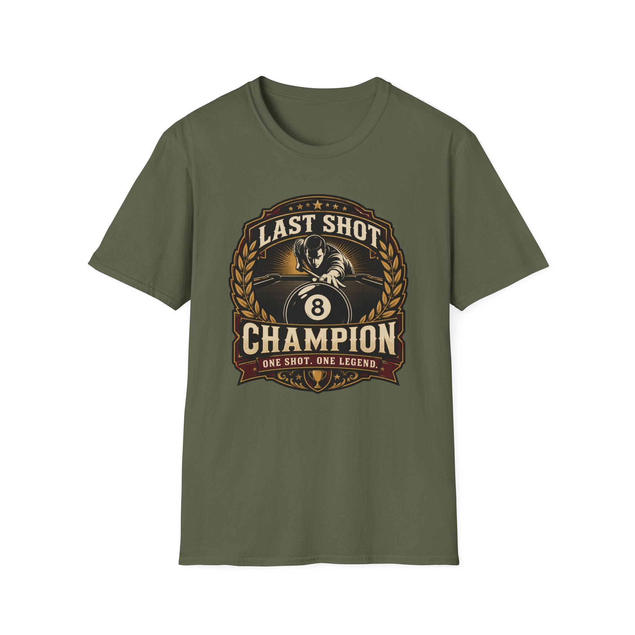 "Last Shot Champion" Billiards T-Shirt