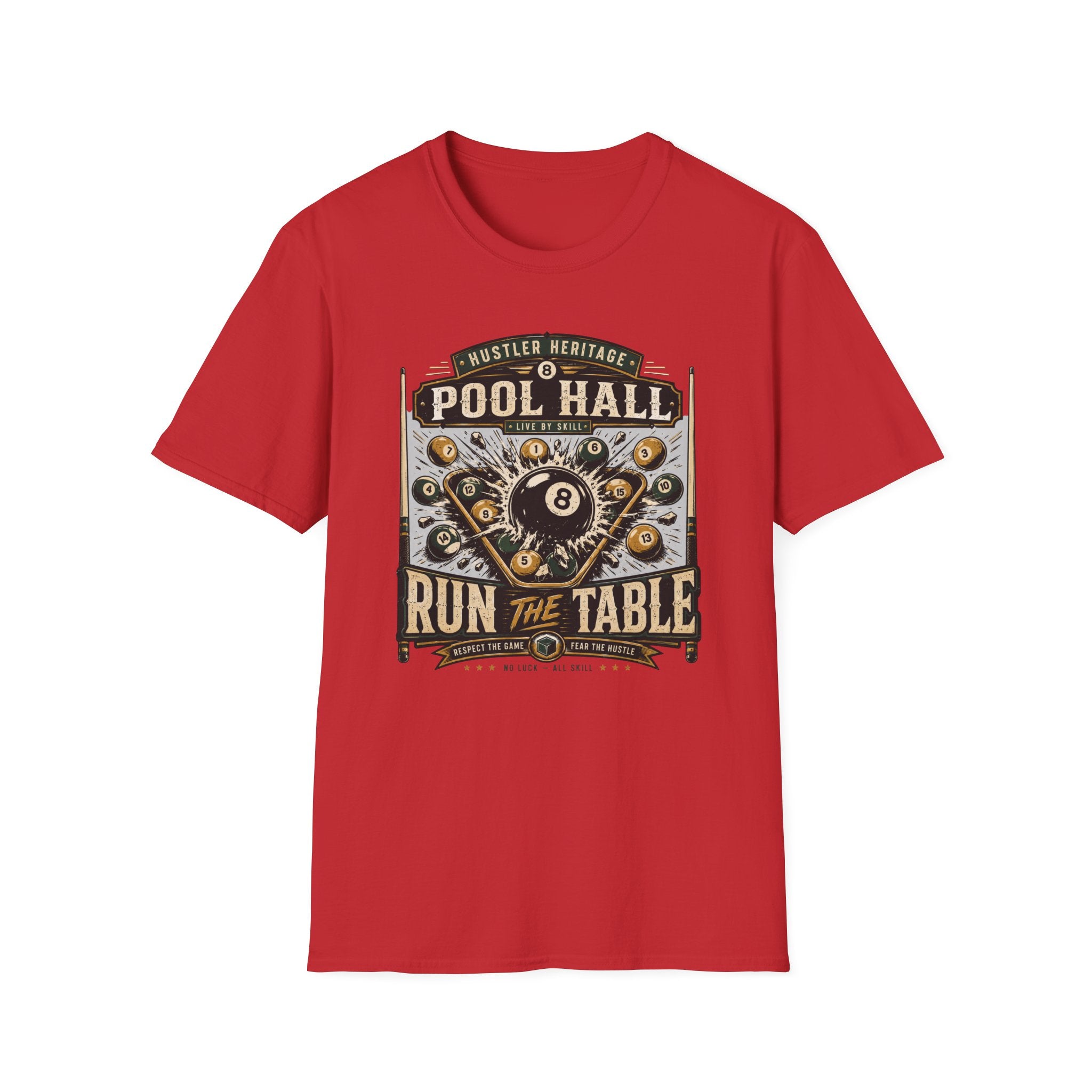 Pool Hall "Run The Table" T-Shirt