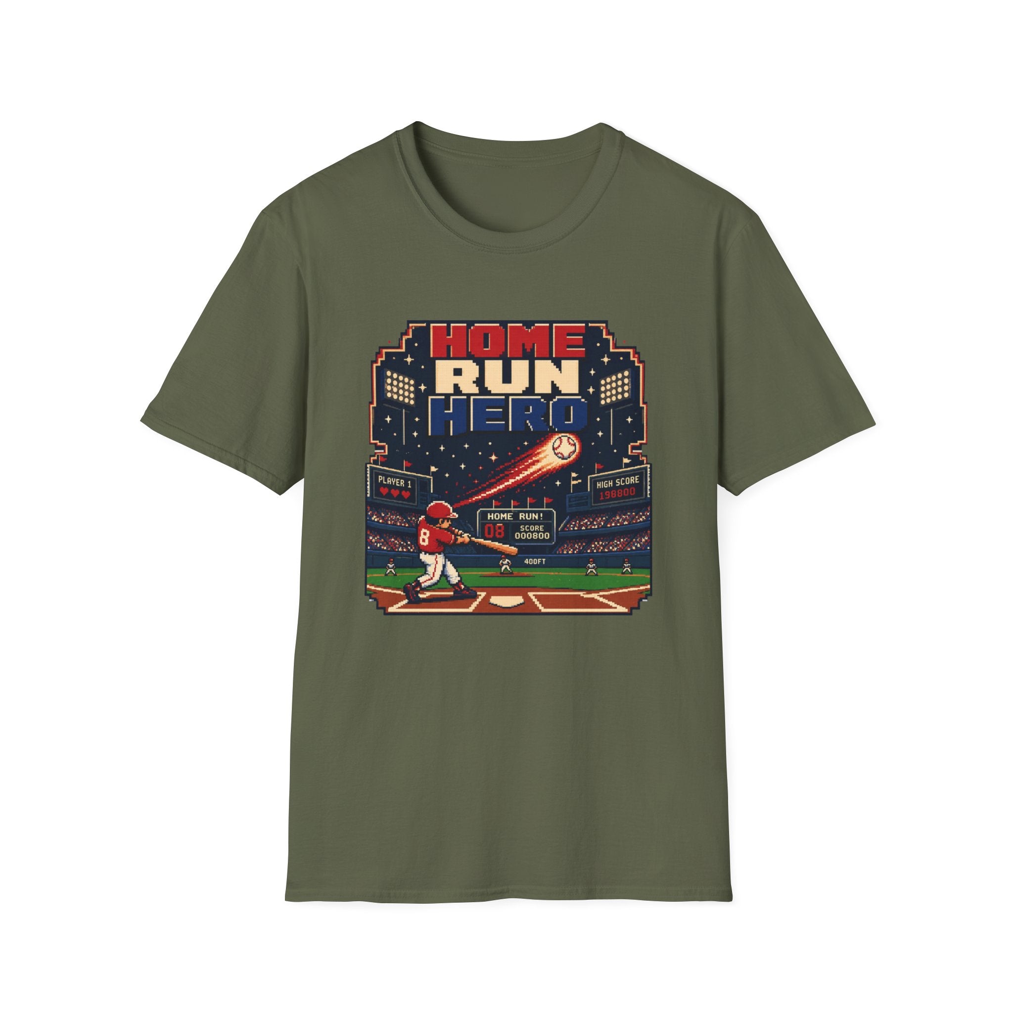 8-bit Home Run Hero T-shirt