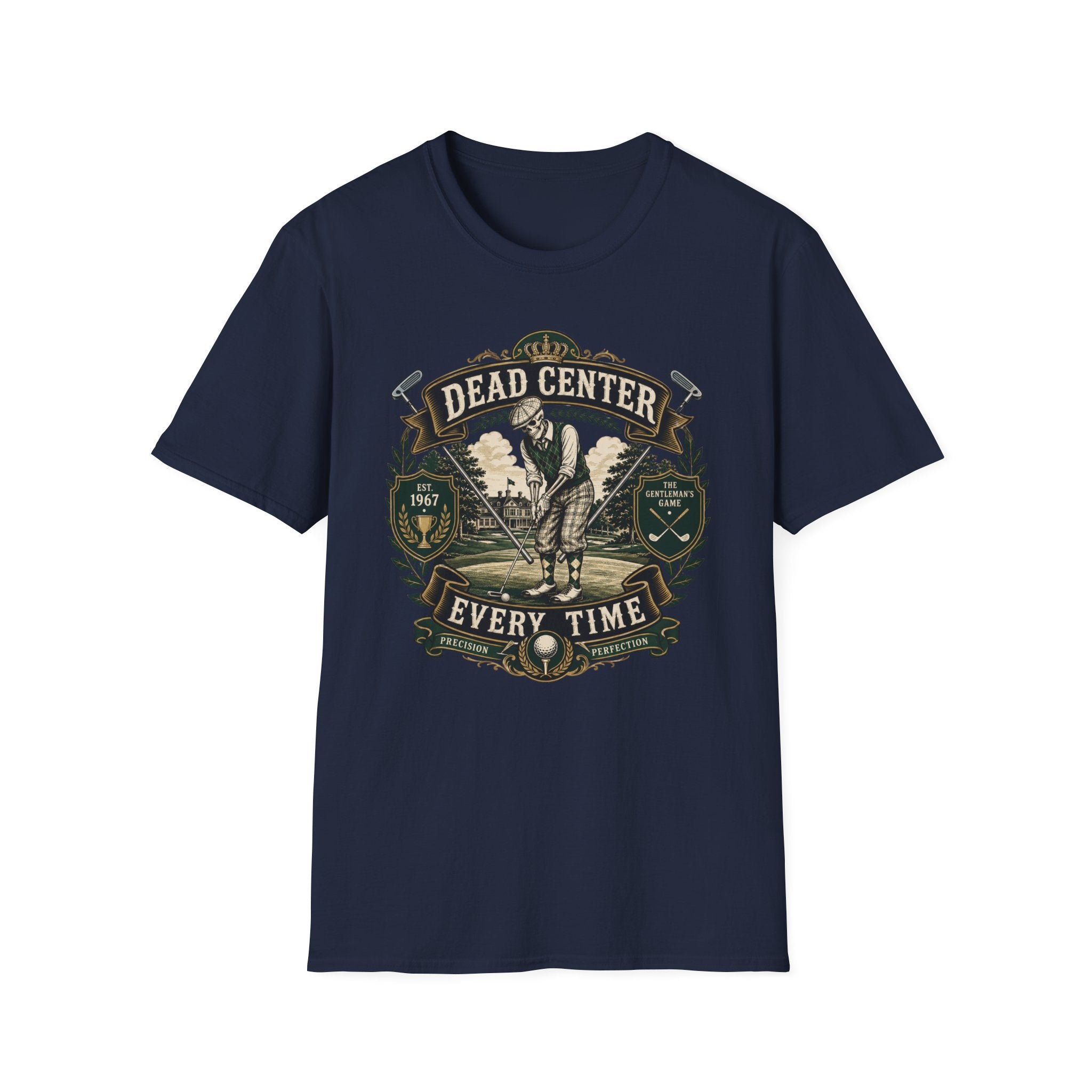 Dead Center Every Time - Golf T-Shirt