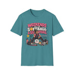 Weekends Are for Softball & Survival T-shirt
