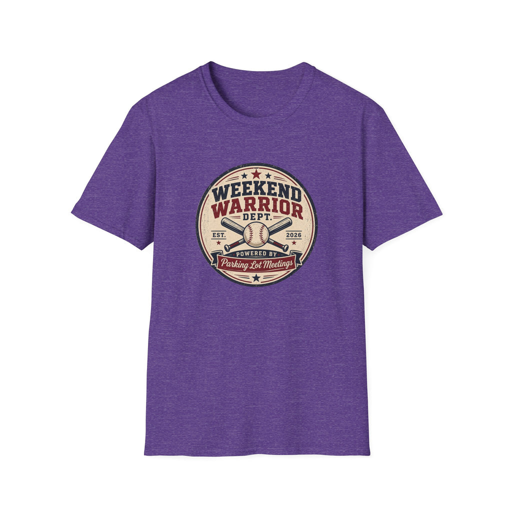 Baseball Weekend Warrior Parking Lot Meetings T-shirt