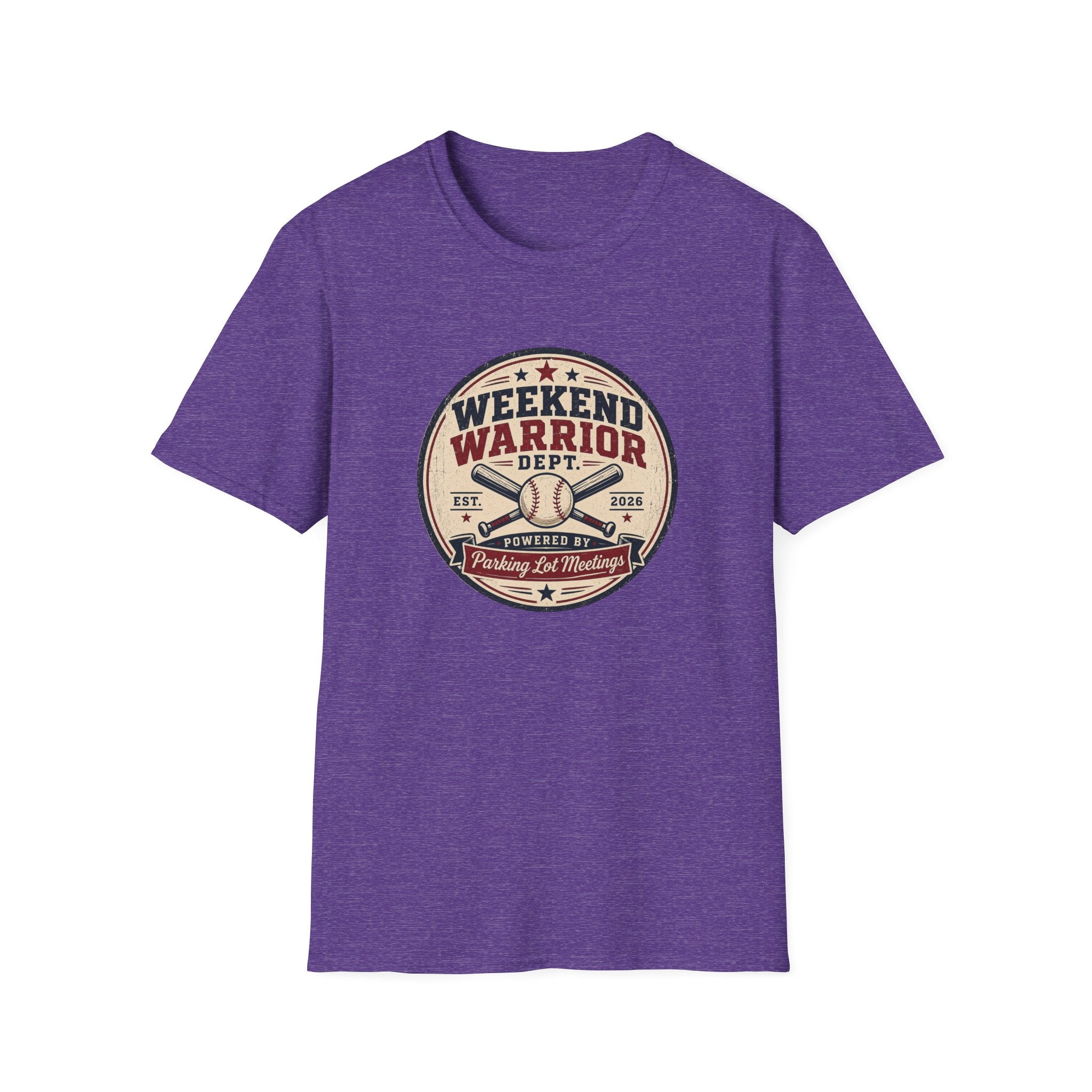 Baseball Weekend Warrior Parking Lot Meetings T-shirt
