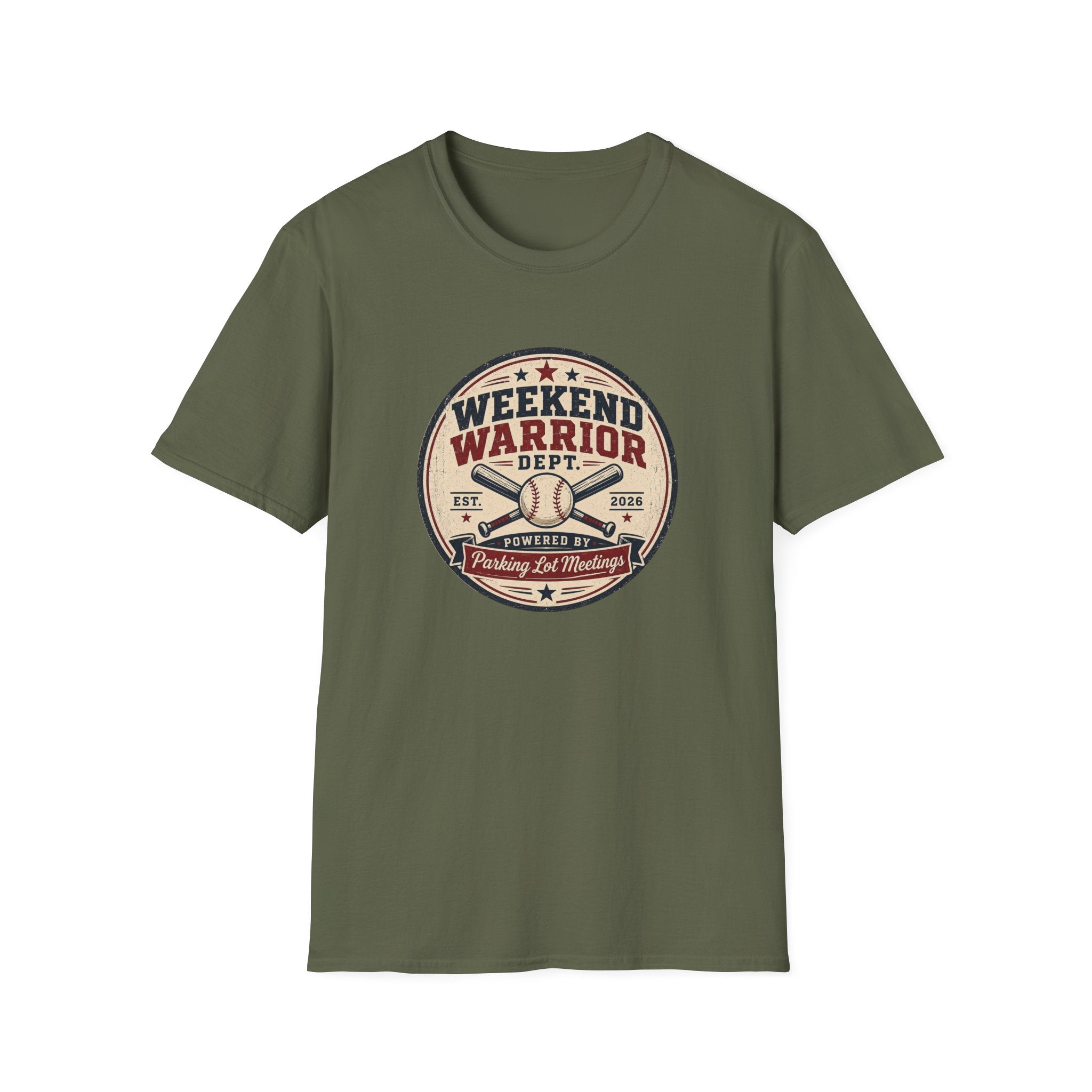 Baseball Weekend Warrior Parking Lot Meetings T-shirt