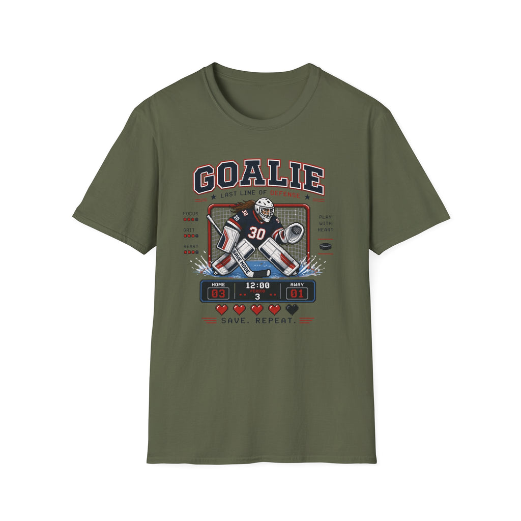 8-bit Girl Goalie T-shirt