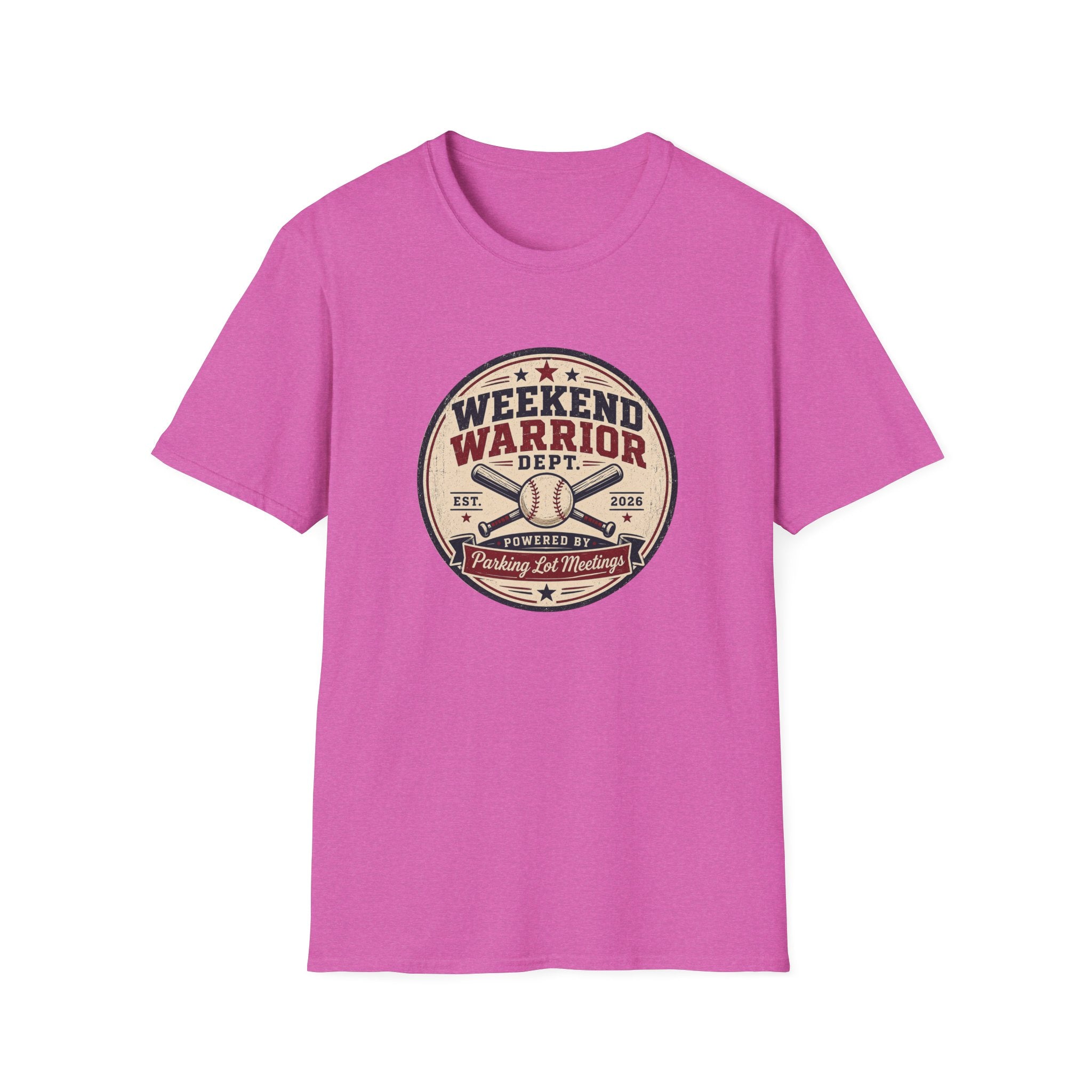 Baseball Weekend Warrior Parking Lot Meetings T-shirt