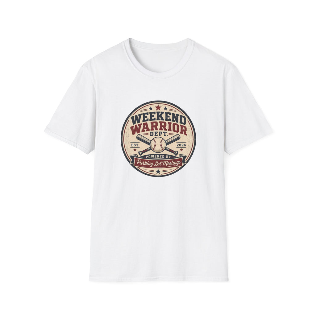 Baseball Weekend Warrior Parking Lot Meetings T-shirt