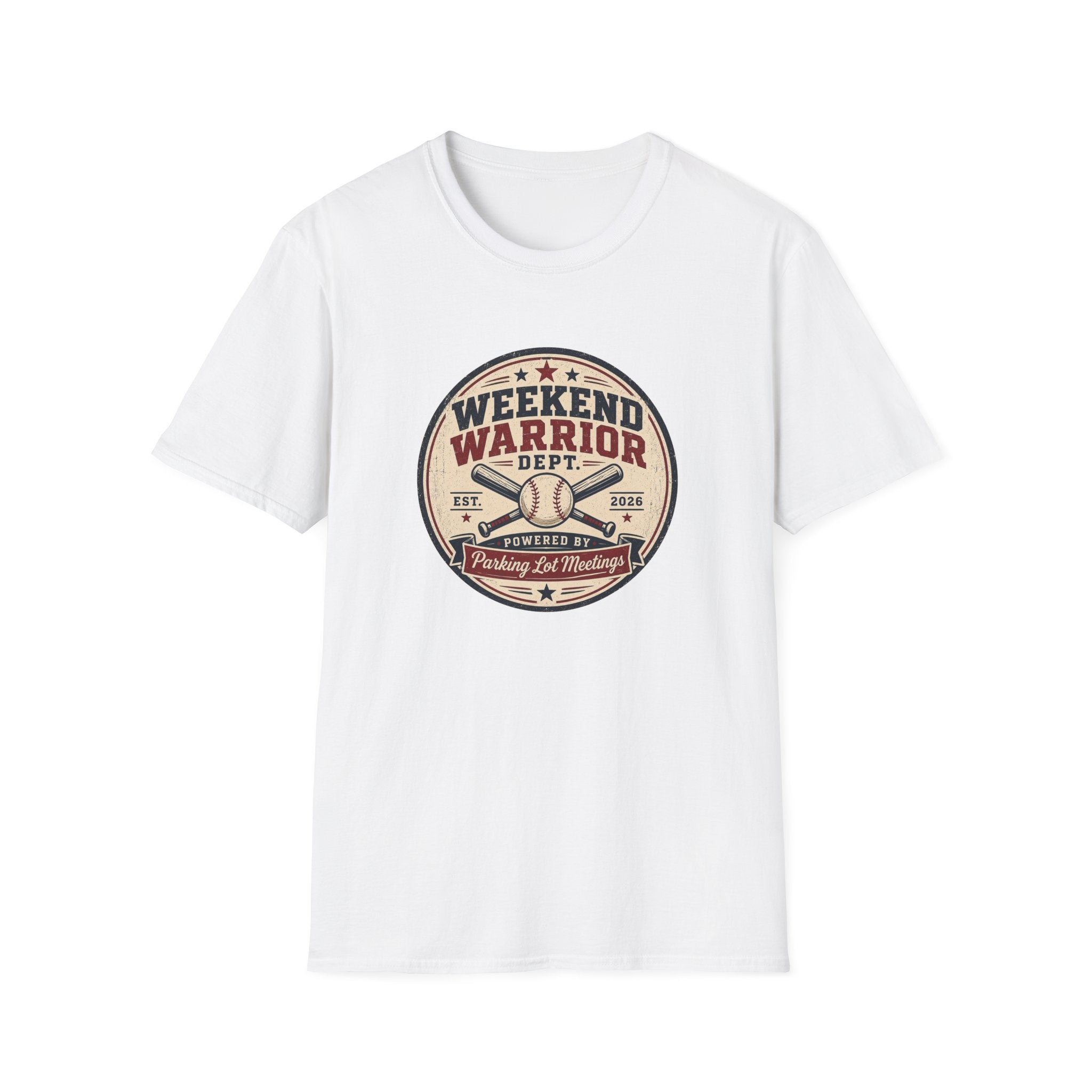 Baseball Weekend Warrior Parking Lot Meetings T-shirt
