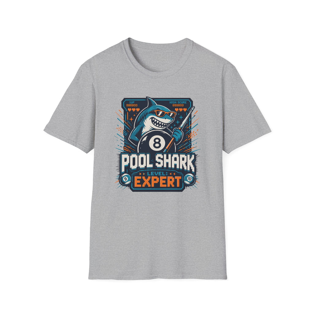 Pool Shark Expert 8-Bit Arcade T-Shirt