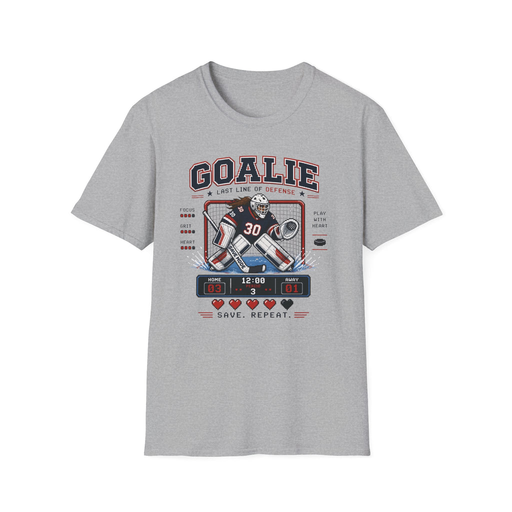 8-bit Girl Goalie T-shirt
